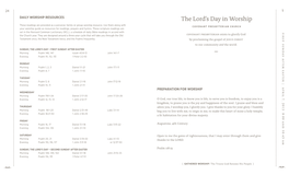 The Lord's Day in Worship