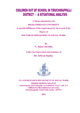 V. Jaisee Suvetha Dr. Selwyn Stanley