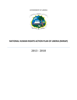 National Human Rights Action Plan of Liberia (Nhrap)