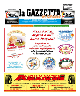 BORGHI • GATTEO • SAN MAURO PASCOLI • SAVIGNANO S/R • SOGLIANO A/R ANNO XX - Numero 1/Febbraio 2013 - Periodico Mensile