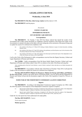 Legislative Council- PROOF Page 1