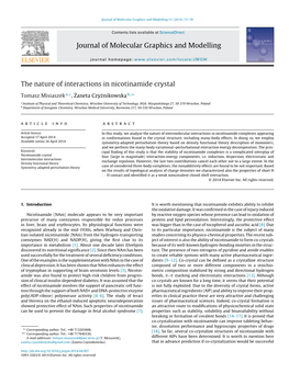 The Nature of Interactions in Nicotinamide Crystal