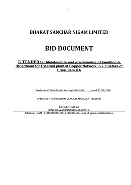 Bid Document