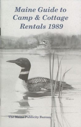 Maine Guide to Camp & Cottage Rentals 1989