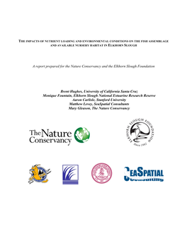 A Report Prepared for the Nature Conservancy and the Elkhorn Slough Foundation