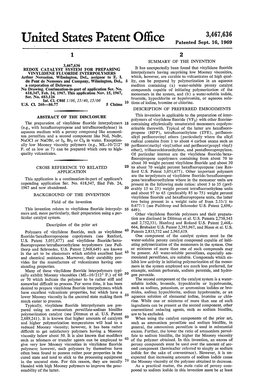 United States Patent Office Patented Sept