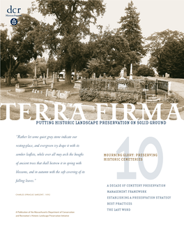 Terra Firma 10 Mourning Glory: Preserving Historic Cemeteries