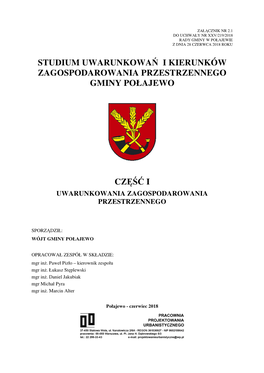 Studium Uwarunkowań I Kierunków