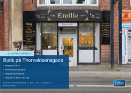Butik På Thorvaldsensgade