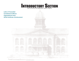 INTRODUCTORY SECTION (Not Covered by the Independent Auditor's Report)