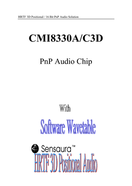 Cmi8330a/C3d