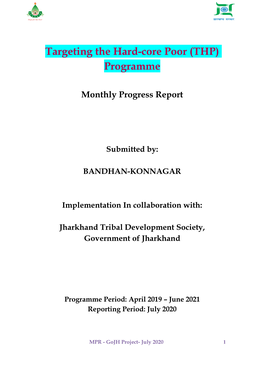 Targeting the Hard-Core Poor (THP) Programme