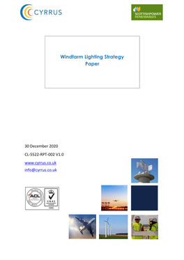 Windfarm Lighting Strategy Paper