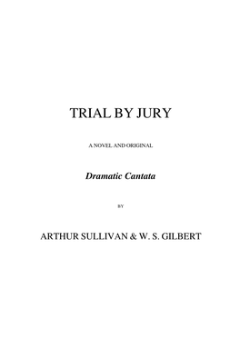 Trial by Jury