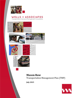 Mason Row Transportation Management Plan (TMP)
