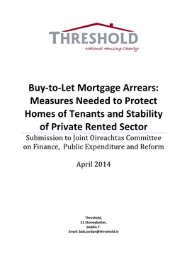 Buy-To-Let Mortgage Arrears