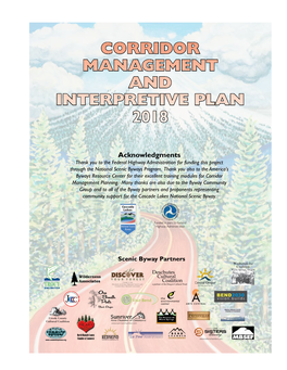 2018 Corridor Management and Interpretive Plan