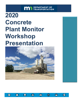 2020 Concrete Plant Monitor Workshop Presentation