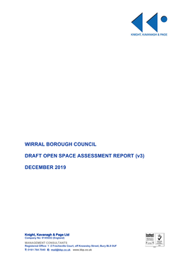 GI 3.1 Draft Open Space Assessment Report 2019