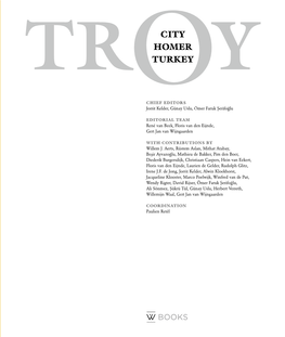 J. Kelder, “The Origins of the Trojan Cycle,” in Troy: City, Homer, Turkey