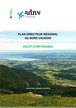 Plan Directeur Régional Du Nord Vaudois Volet