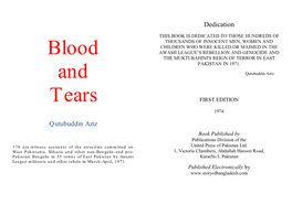 Blood and Tears”
