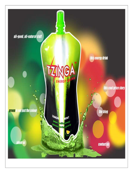 ³Brand Promotion of Tzinga Energy Drink