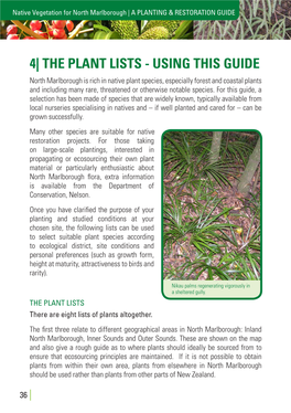 4| the Plant Lists