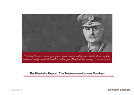 The Blenheim Report the Numbers