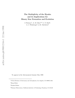 The Multiplicity of the Hyades and Its Implications for Binary Star