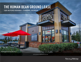 The Human Bean Ground Lease 1605 Buford Highway, Cumming, Georgia