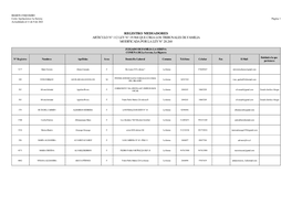 Registro Mediadores Articulo N° 112 Ley N° 19.968 Que Crea Los Tribunales De Familia Modificada Por La Ley N° 20.268