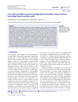 From CAD Assemblies Toward Knowledge-Based Assemblies Using an Intrinsic Knowledge-Based Assembly Model