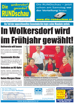 In Wolkersdorf Wird Im Frühjahr Gewählt!