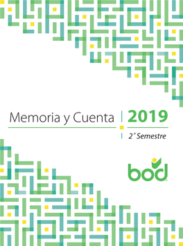 Memoria Y Cuenta 2019 2˚ Semestre