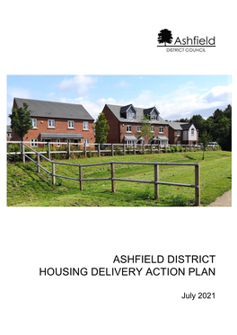 Ashfield Housing Delivery Action Plan 2021