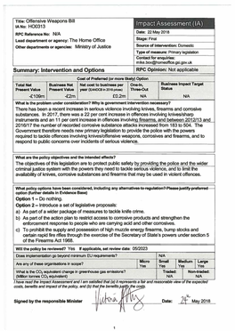 Impact Assessment