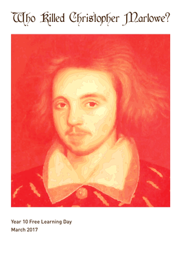 Who Killed Christopher Marlowe?