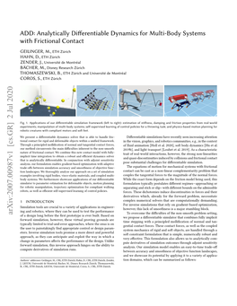 Analytically Differentiable Dynamics for Multi-Body Systems with Frictional Contact