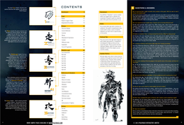 CONTENTS Questions & Answers Central Characters That Appear in the Opening R-00 Prologue