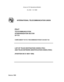 International Telecommunication Union