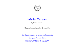 Inflation Targeting