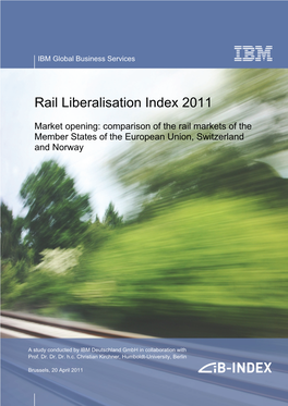 Rail Liberalisation Index 2011
