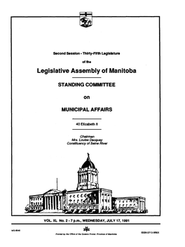 Legislative Assembly of Manitoba