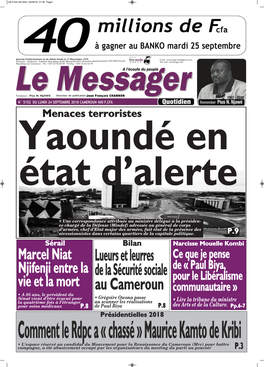 Lueurs Et Leurres De La Sécurité Sociale Au Cameroun