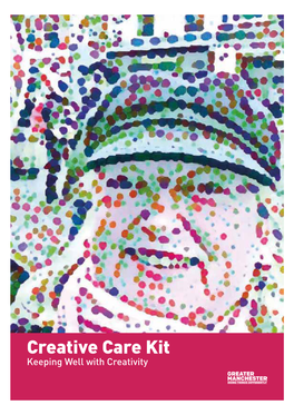 Creative Care Kit Keeping Well with Creativity Cover Artwork by Tina Finch, Participant in Bolder