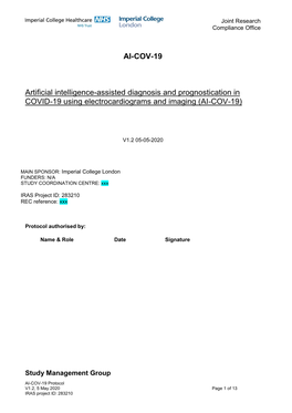 Study Protocol and Statistical Analysis Plan