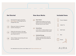 Included Items Get Started How Aura Works