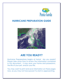 Hurricane Preparation Guide