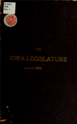 The Iowa Legislature of 1896